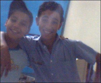 c'est moi avec mon cousin